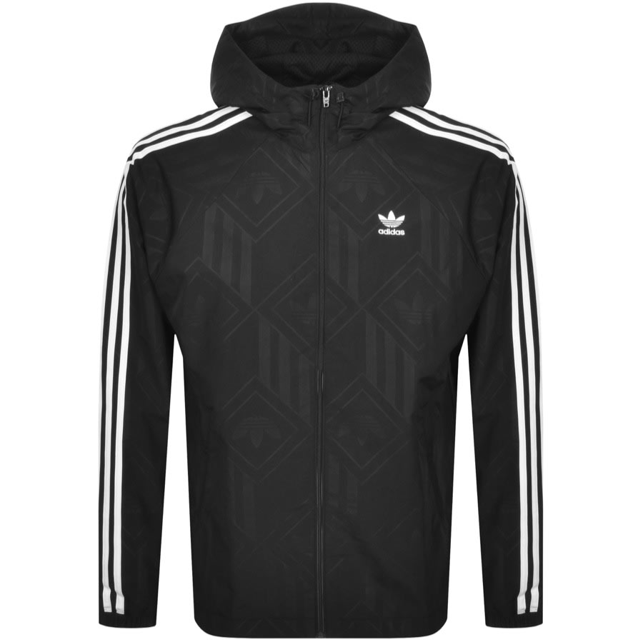 Alternative Image for Productadidas Originals Windbreaker Full Zip Jacket Black1